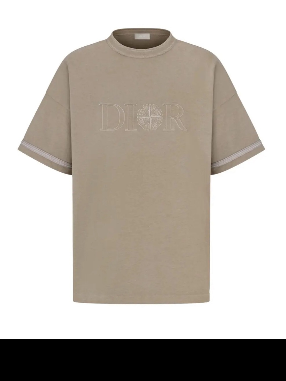 Dior x Stone Island Embroidered Tee Shirt